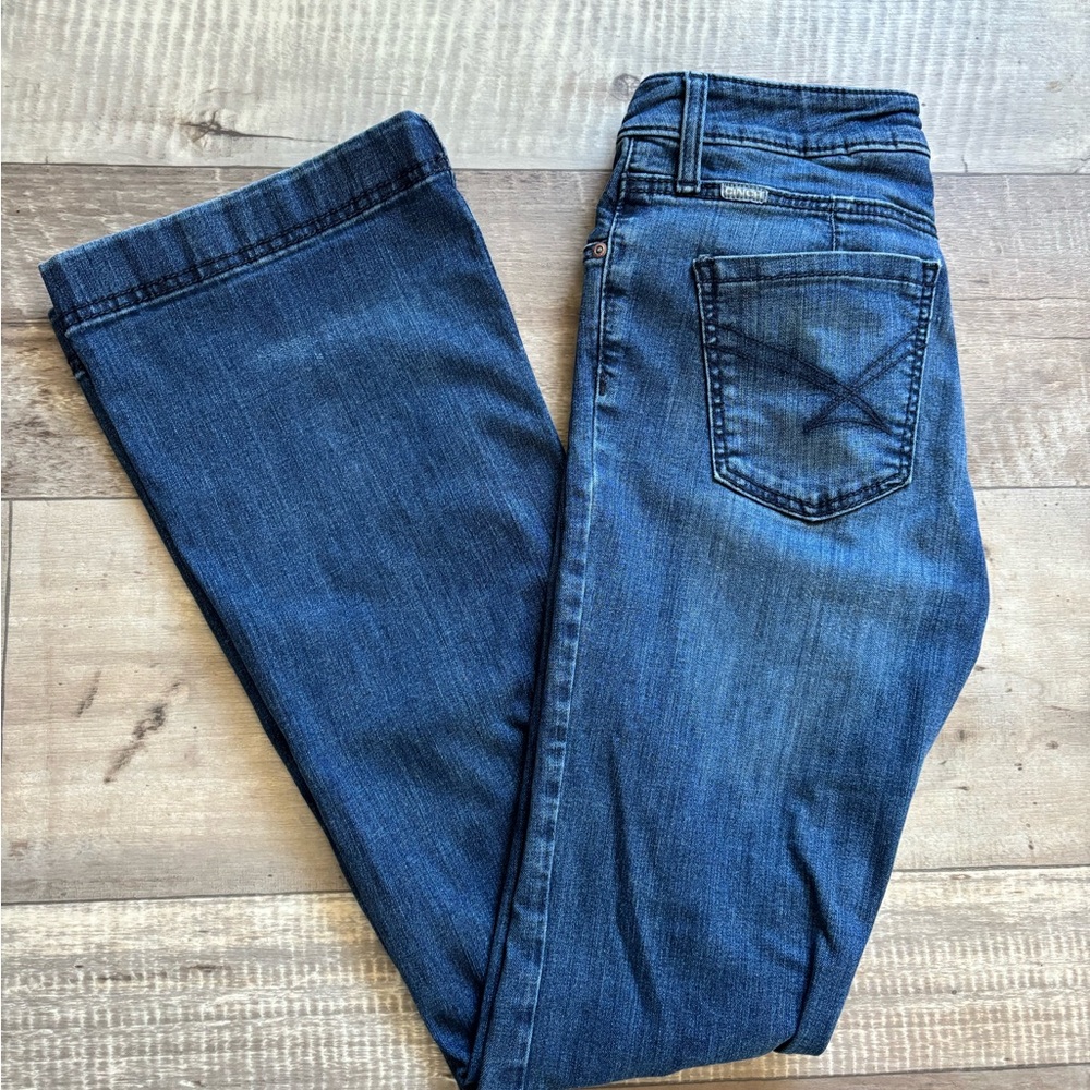 Cinch Women's Dark Blue Flare Jeans